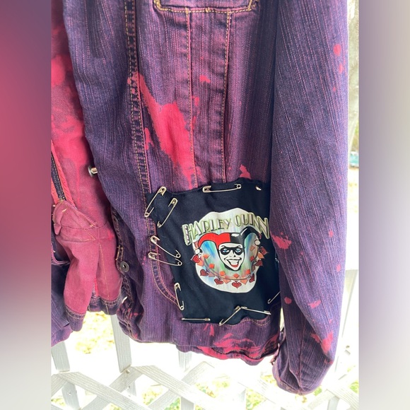 Harley Quinn custom jacket - Picture 3 of 4